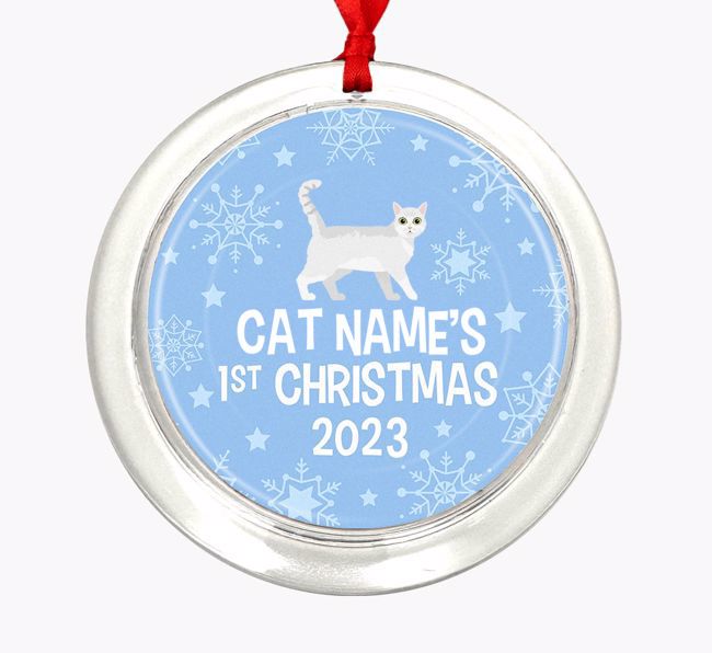 First Christmas 2023: Personalized {breedCommonName} Christmas Decoration